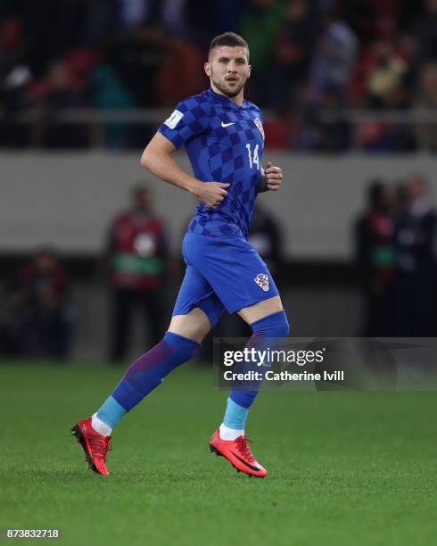 Marin Leovac of Croatia during the FIFA 2018 World Cup Qualifier Play-Off: Second Leg between Greece and Croatia at Karaiskakis Stadium on November...