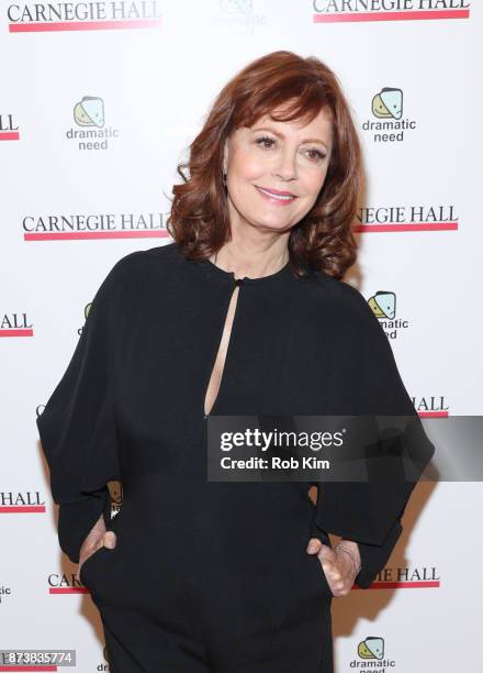 Susan Sarandon attends The Children's Monologues at Carnegie Hall on November 13, 2017 in New York City.