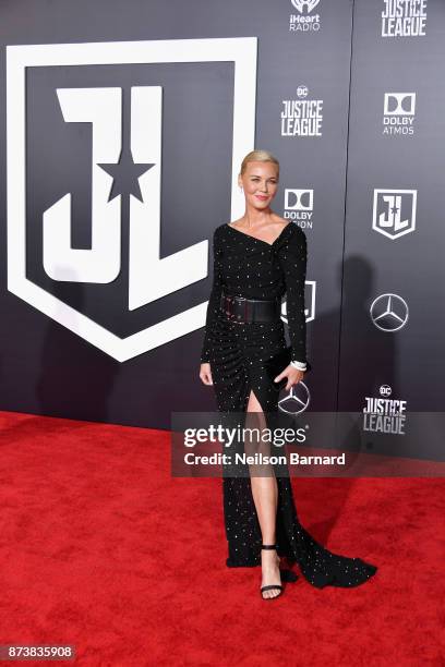 Actor Connie Nielsen attends the premiere of Warner Bros. Pictures' "Justice League" at Dolby Theatre on November 13, 2017 in Hollywood, California.