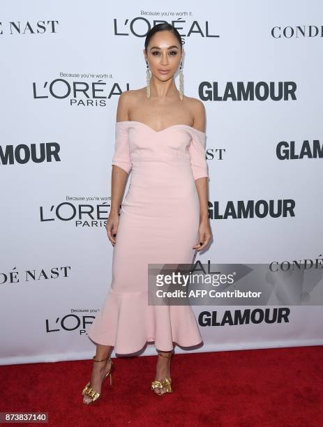 Cara Santana attends Glamour's 2017 Women of The Year Awards at Kings Theatre on November 13, 2017 in Brooklyn, New York. / AFP PHOTO / ANGELA WEISS