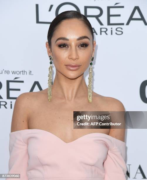 Cara Santana attends Glamour's 2017 Women of The Year Awards at Kings Theatre on November 13, 2017 in Brooklyn, New York. / AFP PHOTO / ANGELA WEISS