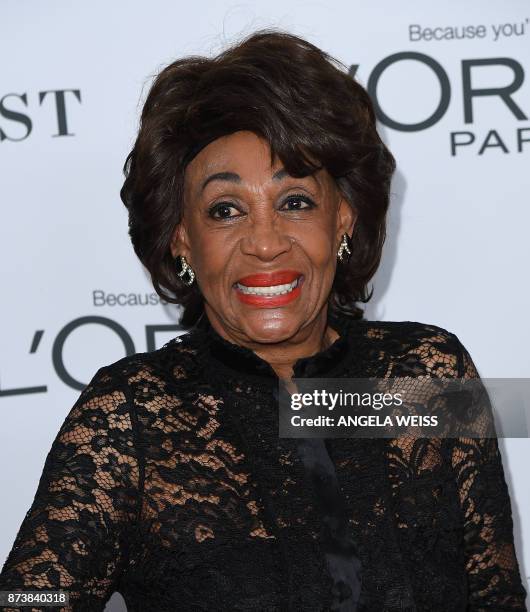 Maxine Waters attends Glamour's 2017 Women of The Year Awards at Kings Theatre on November 13, 2017 in Brooklyn, New York.