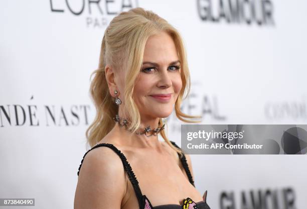 Nicole Kidman attends Glamour's 2017 Women of The Year Awards at Kings Theatre on November 13, 2017 in Brooklyn, New York. / AFP PHOTO / ANGELA WEISS