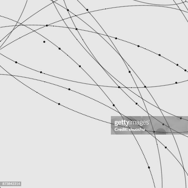 gray dashe background - dotted line stock illustrations