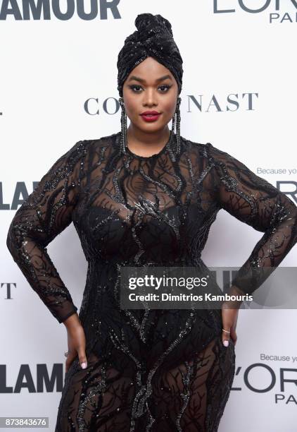 Precious Lee attends Glamour's 2017 Women of The Year Awards at Kings Theatre on November 13, 2017 in Brooklyn, New York.