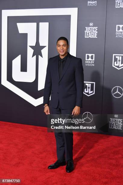 Actor Ray Fisher attends the premiere of Warner Bros. Pictures' "Justice League" at Dolby Theatre on November 13, 2017 in Hollywood, California.
