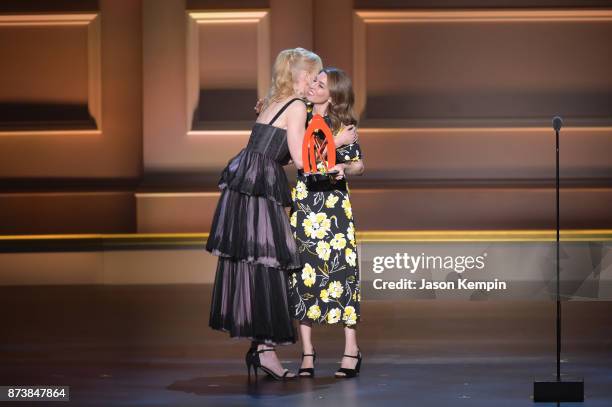 Nicole Kidman and Sofia Coppola speak onstage at Glamour's 2017 Women of The Year Awards at Kings Theatre on November 13, 2017 in Brooklyn, New York.