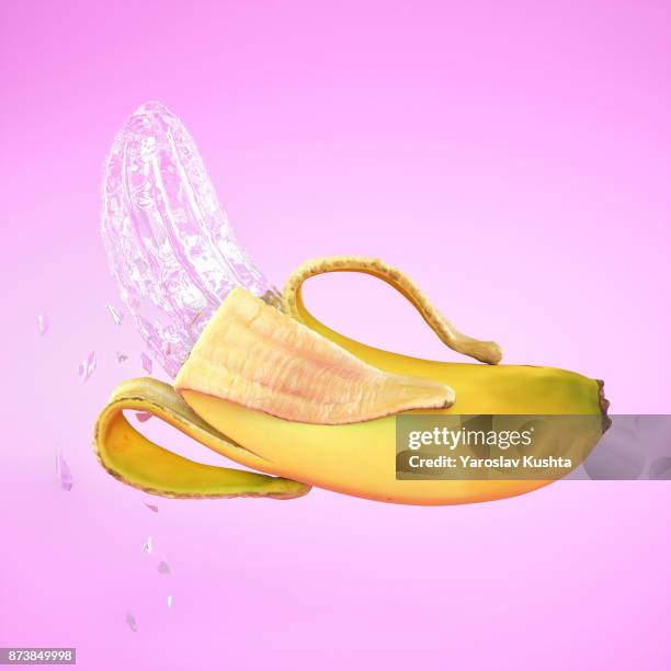 glass banana - glass magazine stock pictures, royalty-free photos & images