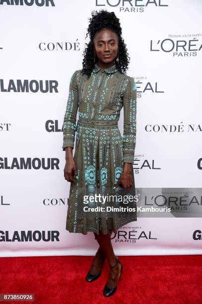 Olympic Gold Medalist Tori Bowie attends Glamour's 2017 Women of The Year Awards at Kings Theatre on November 13, 2017 in Brooklyn, New York.