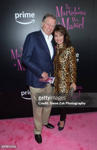 Helmut Huber and Susan Lucci attend "The Marvelous Mrs. Maisel" New York Premiere at Village East Cinema on November 13, 2017 in New York City.