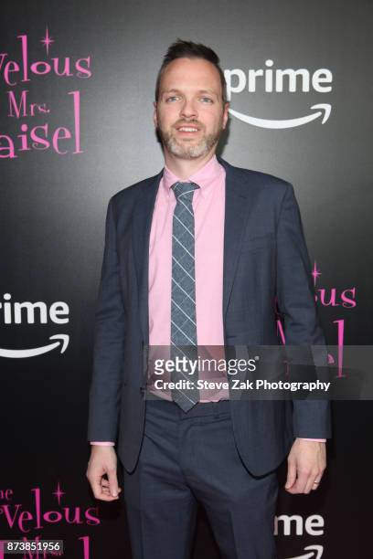 Co-Head of Current Series Marc Resteghini attends "The Marvelous Mrs. Maisel" New York Premiere at Village East Cinema on November 13, 2017 in New...