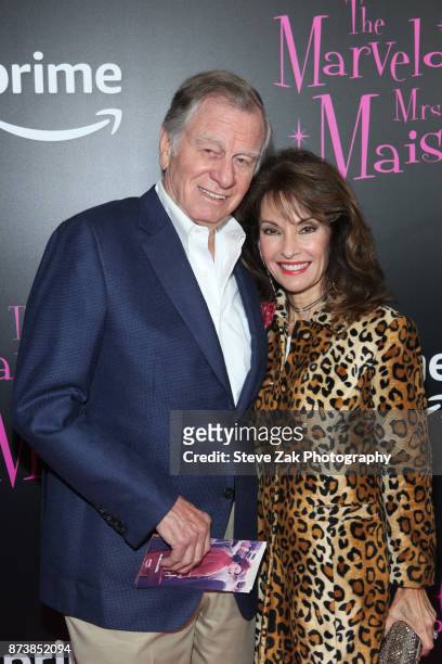 Helmut Huber and Susan Lucci attend "The Marvelous Mrs. Maisel" New York Premiere at Village East Cinema on November 13, 2017 in New York City.
