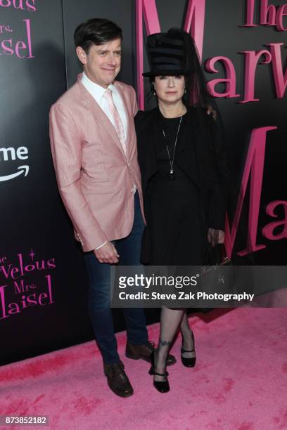 Dan Palladino and Amy Sherman-Palladino attend "The Marvelous Mrs. Maisel" New York Premiere at Village East Cinema on November 13, 2017 in New York...