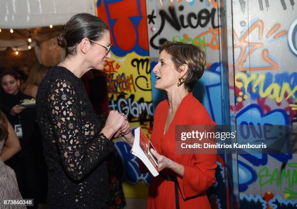 Jenna Lyons and Cindi Leive attend Glamour's 2017 Women of The Year Awards at Kings Theatre on November 13, 2017 in Brooklyn, New York.