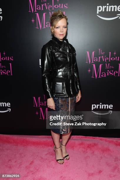 Actress Emily Bergl attends "The Marvelous Mrs. Maisel" New York Premiereat Village East Cinema on November 13, 2017 in New York City.