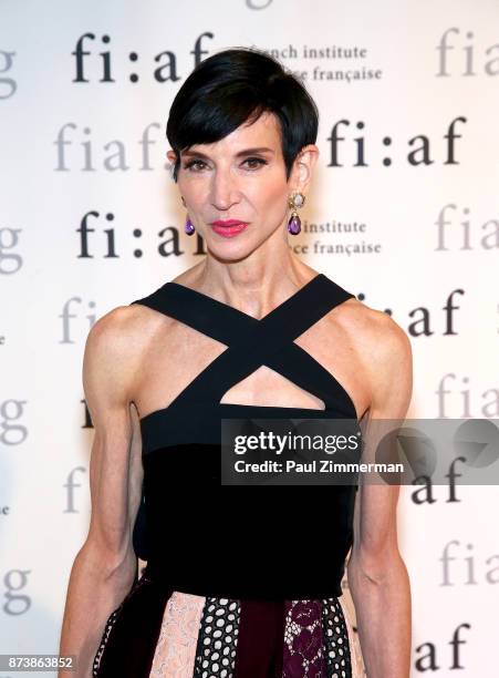 Amy Fine Collins attends the 2017 Trophee Des Arts Awards Gala at The Plaza Hotel on November 13, 2017 in New York City.