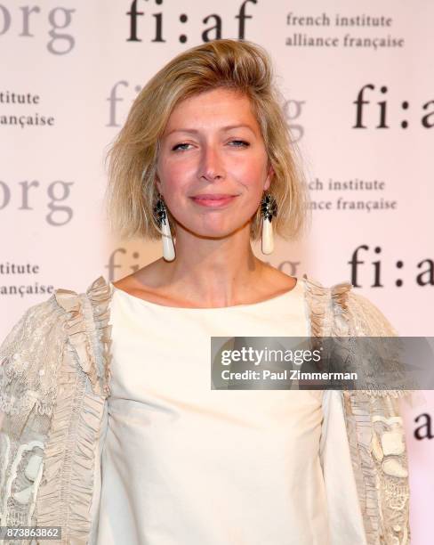 Anne-Claire Legendre Consul General of France in New York attends the 2017 Trophee Des Arts Awards Gala at The Plaza Hotel on November 13, 2017 in...