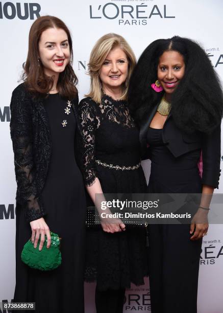Christina Huffington and Arianna Huffington attend Glamour's 2017 Women of The Year Awards at Kings Theatre on November 13, 2017 in Brooklyn, New...