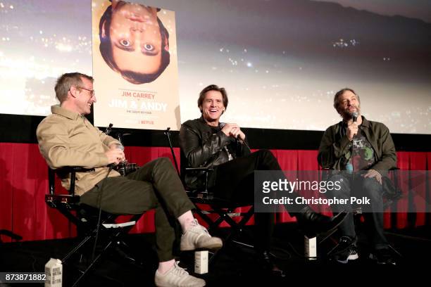 Spike Jonze, Jim Carrey, and Judd Apatow speak "Jim & Andy: The Great Beyond - Featuring a Very Special, Contractually Obligated Mention of Tony...