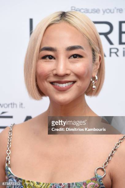 Greta Lee attends Glamour's 2017 Women of The Year Awards at Kings Theatre on November 13, 2017 in Brooklyn, New York.