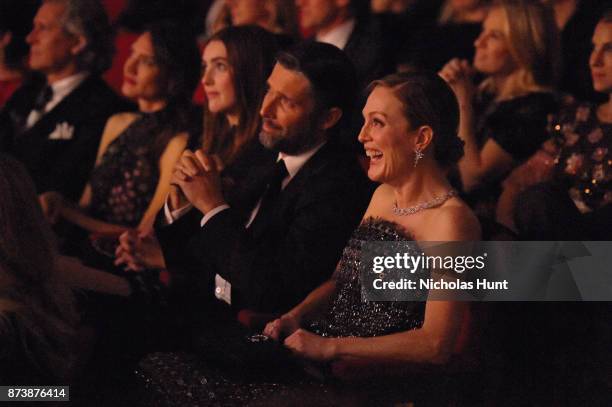 Julianne Moore attends The Museum of Modern Art Film Benefit presented by CHANEL: A Tribute to Julianne Moore at MOMA on November 13, 2017 in New...