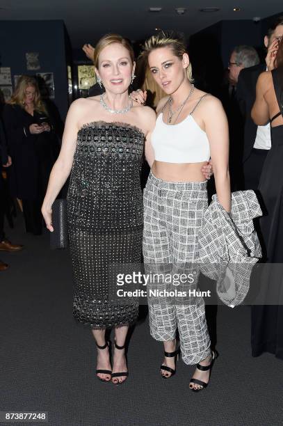 Julianne Moore and Kristen Stewart attend The Museum of Modern Art Film Benefit presented by CHANEL: A Tribute to Julianne Moore at MOMA on November...