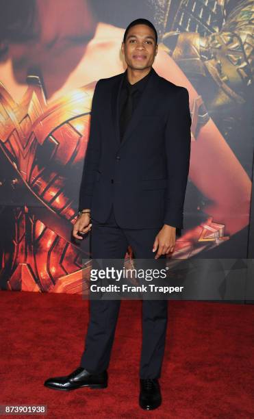 Actor Ray Fisher attends the premiere of Warner Bros. Pictures' "Justice League" held at the Dolby Theatre on November 13, 2017 in Hollywood,...
