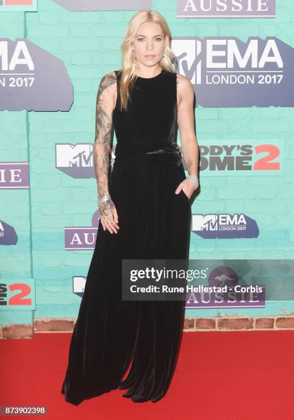 Skylar Grey attends the MTV EMAs 2017 held at The SSE Arena, Wembley on November 12, 2017 in London, England. .