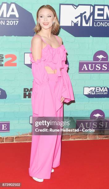 Zara Larsson attends the MTV EMAs 2017 held at The SSE Arena, Wembley on November 12, 2017 in London, England. .