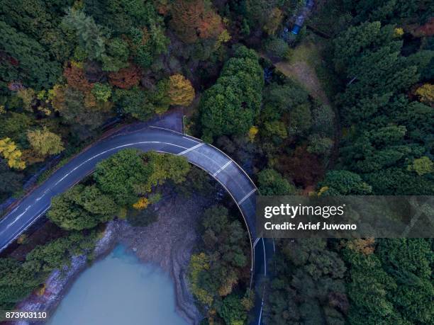 mountain road - mie prefecture stock pictures, royalty-free photos & images