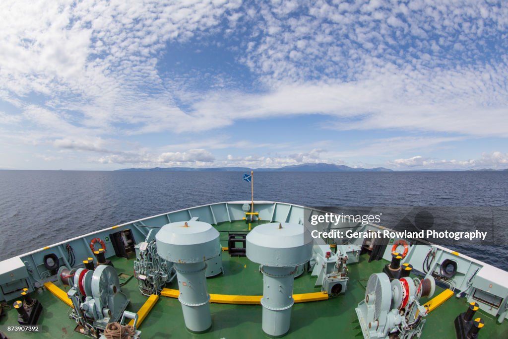 Ferry to Isle of Arran, Scotland