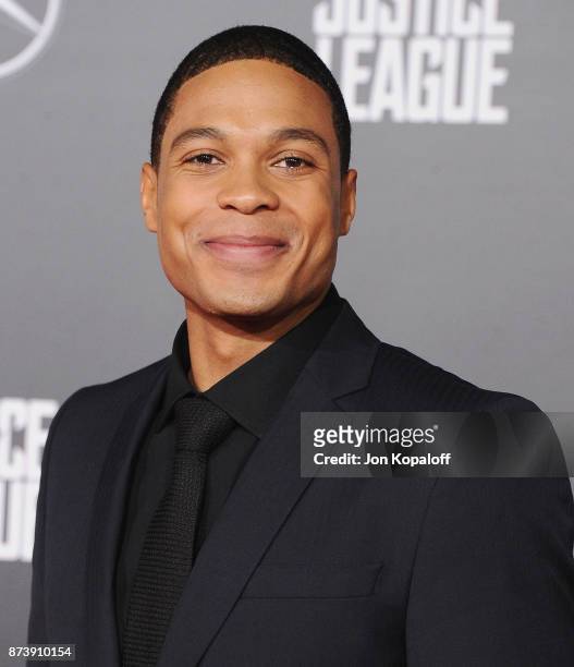 Actor Ray Fisher attends the Los Angeles Premiere of Warner Bros. Pictures' "Justice League" at Dolby Theatre on November 13, 2017 in Hollywood,...