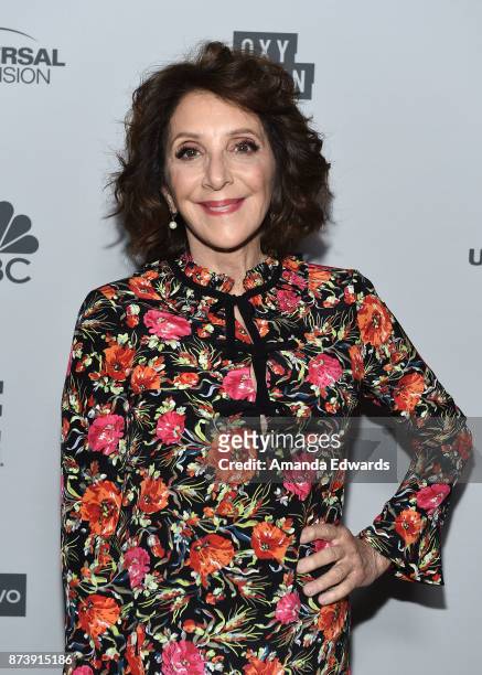 Actress Andrea Martin arrives at NBCUniversal's Press Junket at Beauty & Essex on November 13, 2017 in Los Angeles, California.