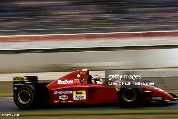 Jean Alesi, Ferrari 412T2, Grand Prix of San Marino, Autodromo Enzo e Dino Ferrari, Imola, 30 April 1995.