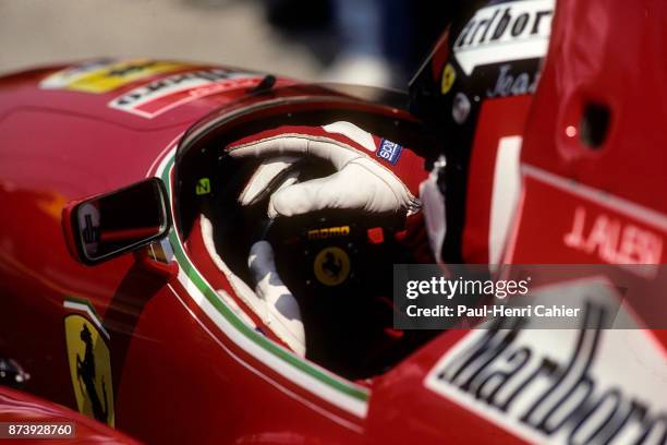 Jean Alesi, Ferrari F92A, Grand Prix of San Marino, Autodromo Enzo e Dino Ferrari, Imola, 17 May 1992.