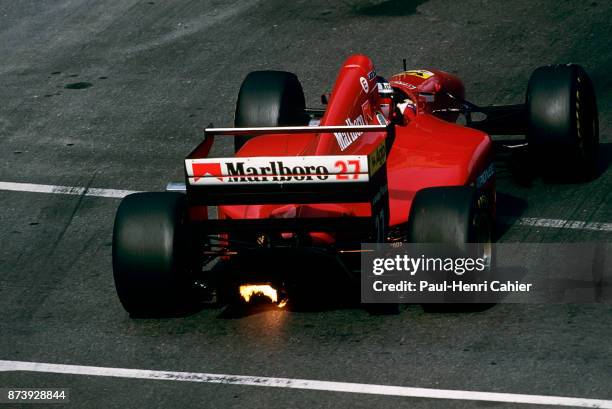 Jean Alesi, Ferrari F93A, Grand Prix of Monaco, Circuit de Monaco, 23 May 1993.