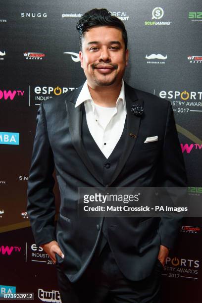 Hector Rodriguez attending the NOW TV Esports Industry Awards 2017, at the Brewery in London. PRESS ASSOCIATION Photo. Picture date: Monday November...