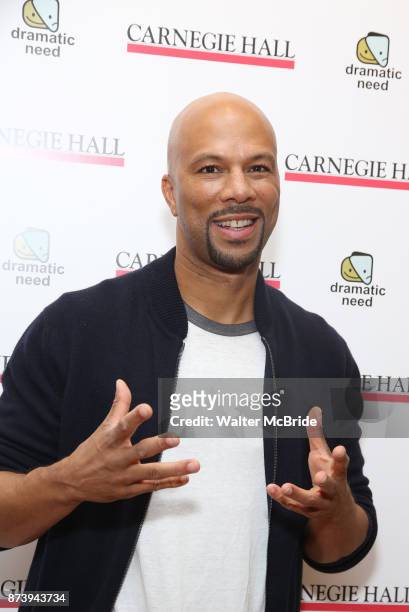 Common attends The Children's Monologues at Carnegie Hall on November 13, 2017 in New York City.