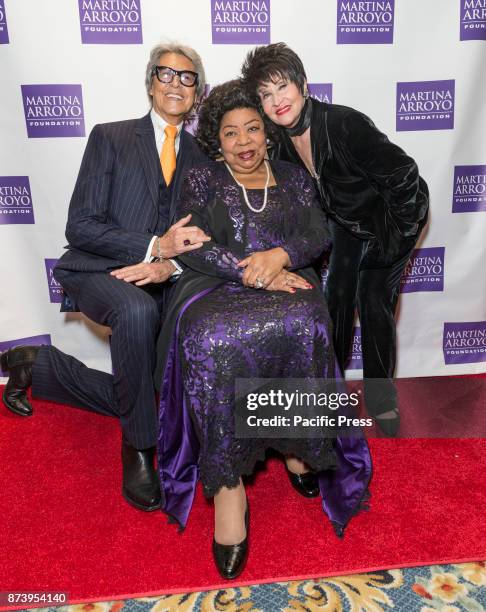 Tommy Tune, Martina Arroyo, Chita Rivera attends Martina Arroyo Foundation 2017 Gala at JW Marriott Essex House.