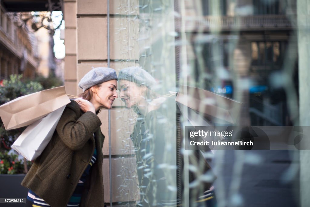 Looking in the shop window