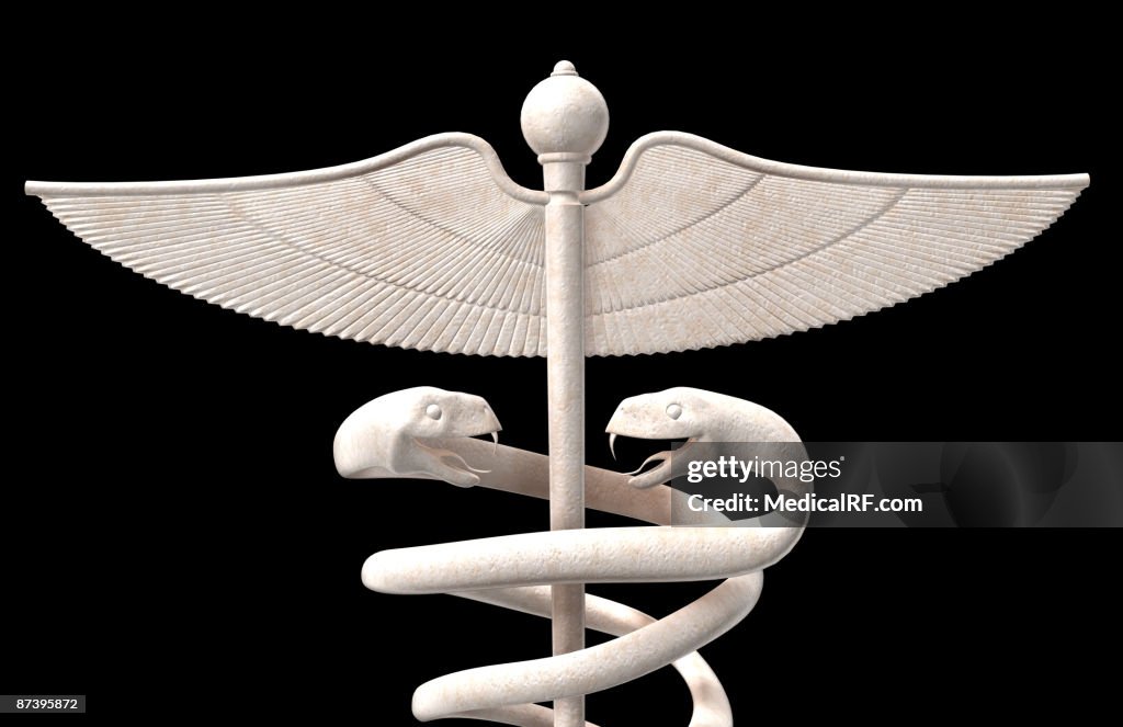 Cadeuceus Simple Caduceus High-Res Vector Graphic - Getty Images