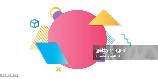 colorful abstract vector illustration - yellow triangle background stock illustrations