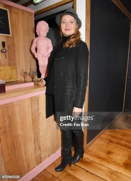 Julie Ferrier attends the Dinner at 'Le Bouillon' Restaurant as part 2 of 'Les Fooding 2018': Cocktail at Les Follies Pigalle 11 Place Pigalle on...