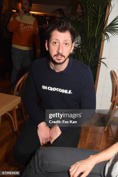 Monsieur Poulpe attends the Dinner at 'Le Bouillon' Restaurant as part 2 of 'Les Fooding 2018': Cocktail at Les Follies Pigalle 11 Place Pigalle on...