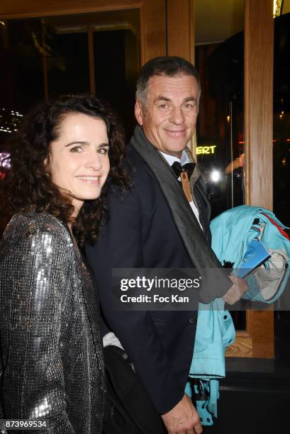 Anne Laure Gruet and Bruno Gaccio attend the Dinner at 'Le Bouillon' Restaurant as part 2 of 'Les Fooding 2018': Cocktail at Les Follies Pigalle 11...