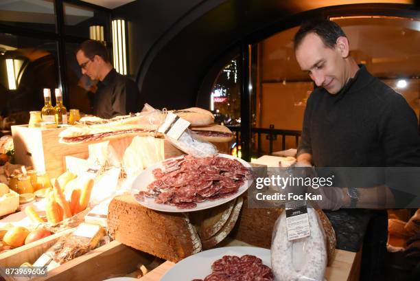 Sardines et Saucissons from La Grande Epicerie team attend the Dinner at 'Le Bouillon' Restaurant as part 2 of 'Les Fooding 2018': Cocktail at Les...