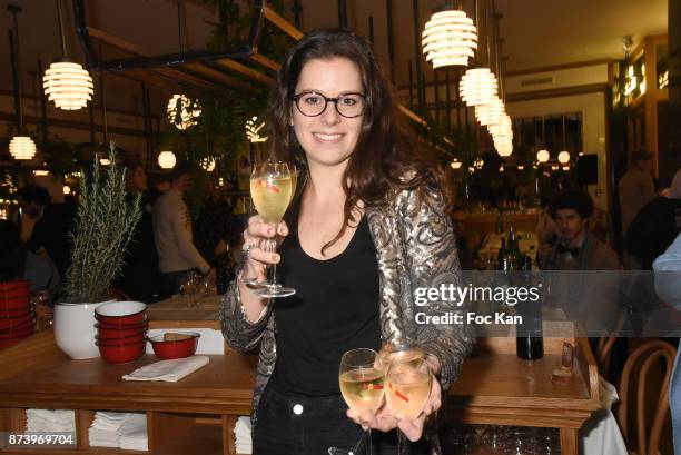 Chef Berangere Pellissard from Le Comptoir A Manger Restaurant attends the Dinner at 'Le Bouillon' Restaurant as part 2 of 'Les Fooding 2018':...