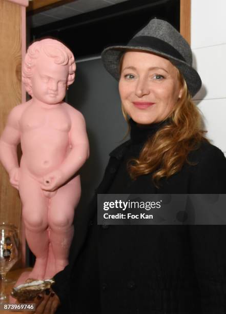 Actress, humorist Julie Ferrier attends the Dinner at 'Le Bouillon' Restaurant as part 2 of 'Les Fooding 2018': Cocktail at Les Follies Pigalle 11...