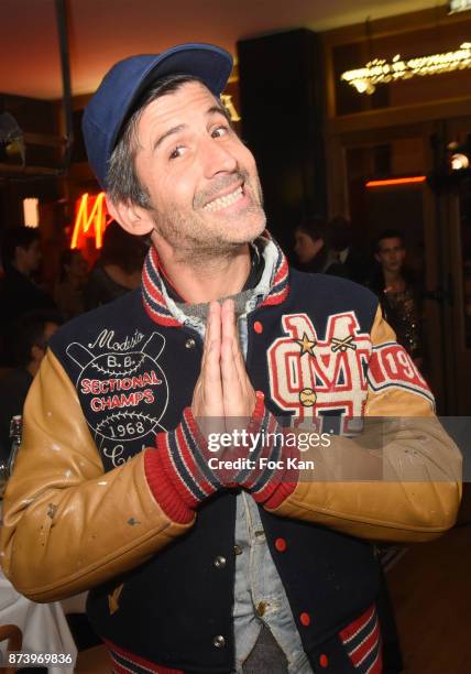 Artist Andre Saraiva attends the Dinner at 'Le Bouillon' Restaurant as part 2 of 'Les Fooding 2018': Cocktail at Les Follies Pigalle 11 Place Pigalle...