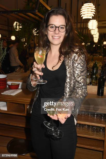 Chef Berangere Pellissard from Le Comptoir A Manger Restaurant attends the Dinner at 'Le Bouillon' Restaurant as part 2 of 'Les Fooding 2018':...